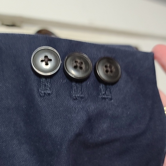 Gap Mens Blazer Sports Coat Navy Buttons Pockets Sz M EUC READ - Picture 5 of 11